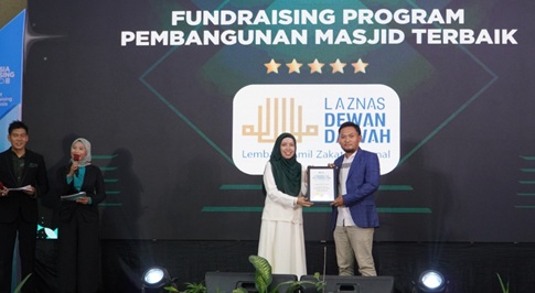 LAZNAS Dewan Dakwah Raih Penghargaan Fundraising Pembangunan Masjid Terbaik di IFA Award 2025